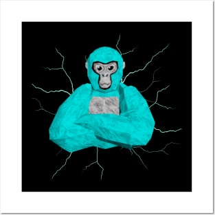 Gorilla Tag PFP Monke Merch VR Gamer Gift Posters and Art